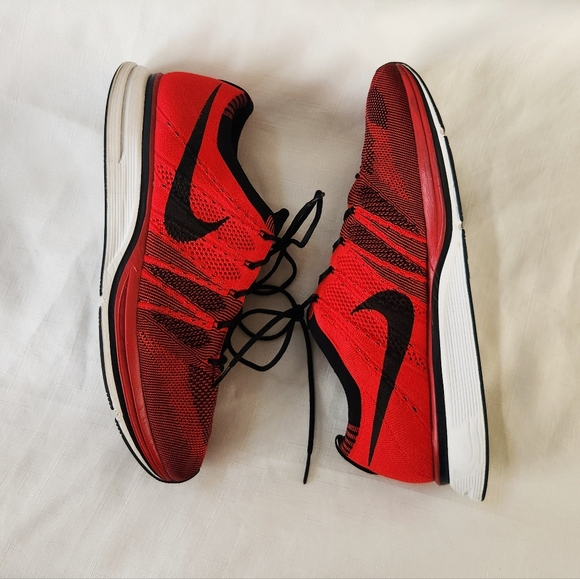 NIKE MENS FLYKNIT TRAINER UNIVERSITY RED AH8396-601 size 13 Men's sneakers shoes - Picture 16 of 16